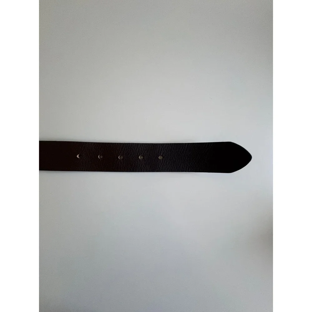 Timberland Mens Reversible Leather Belt Size 32-36 Black Brown Gunmetal Buckle